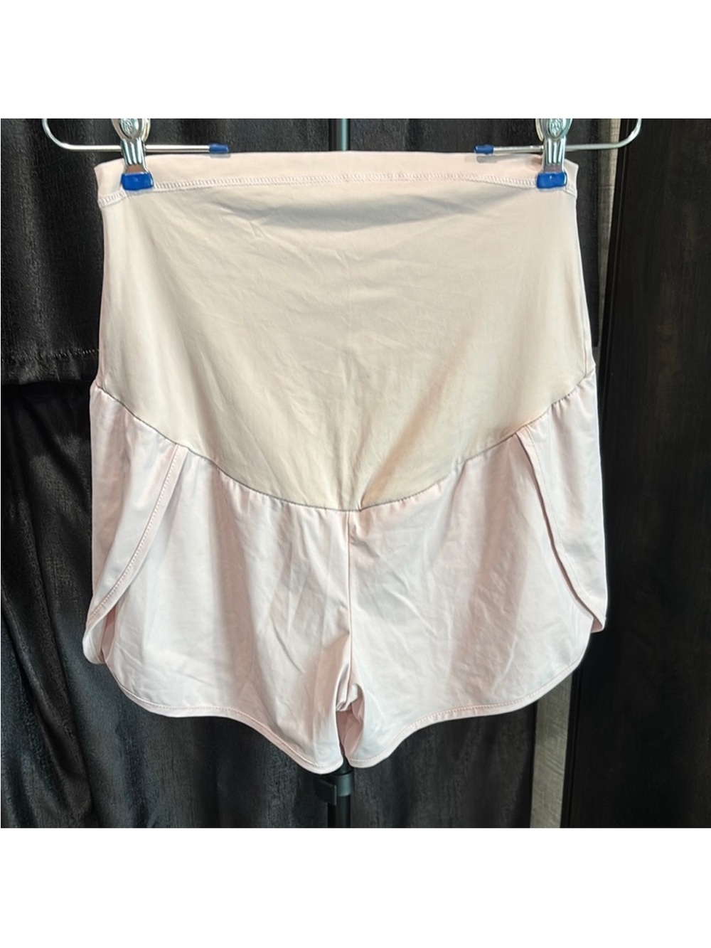 BeMaternity Light Pink Athletic Maternity Shorts
